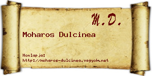 Moharos Dulcinea névjegykártya